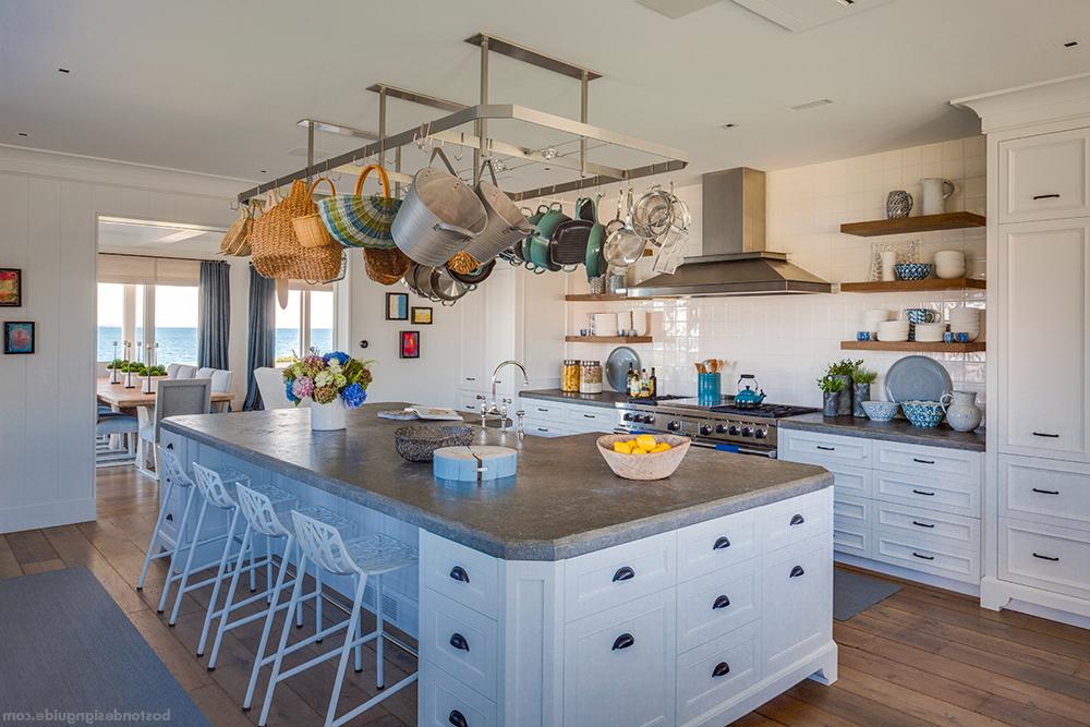 New England Beach Home Kitchen Design